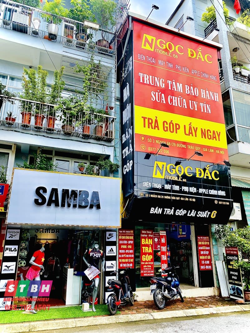 Bảng hiệu Ngọc Đắc store