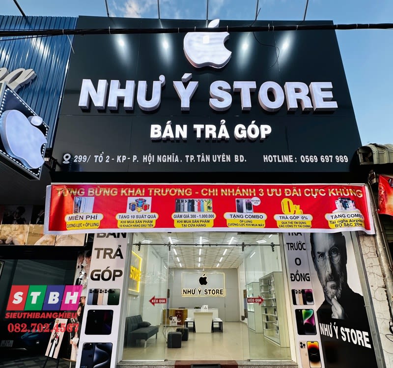 Bảng hiệu Như Ý store