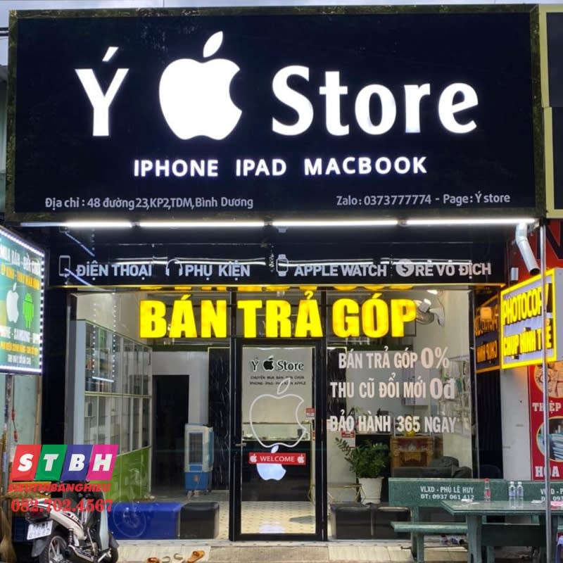 Bảng hiệu Ý Store