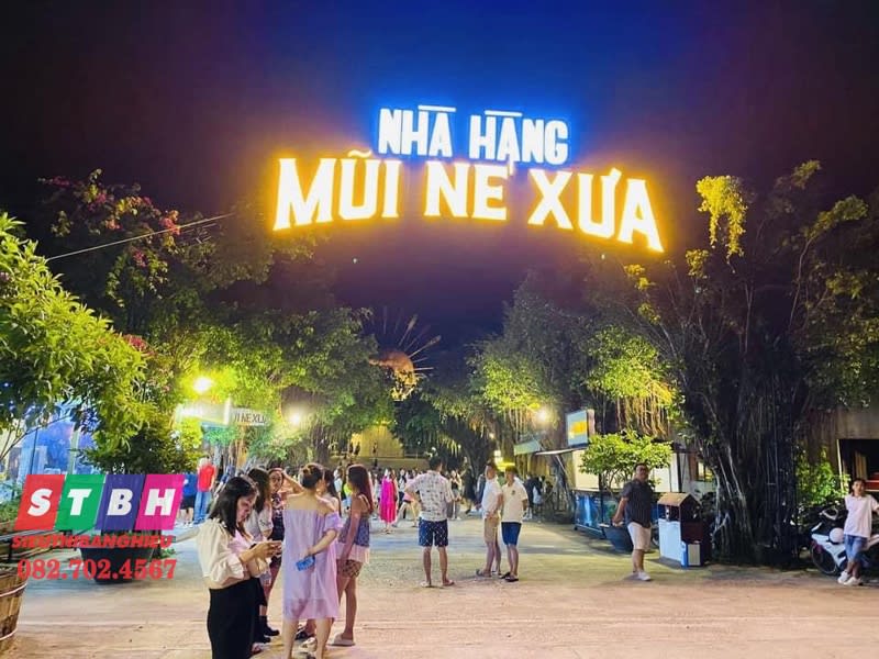 Bảng hiệu mũi né xưa