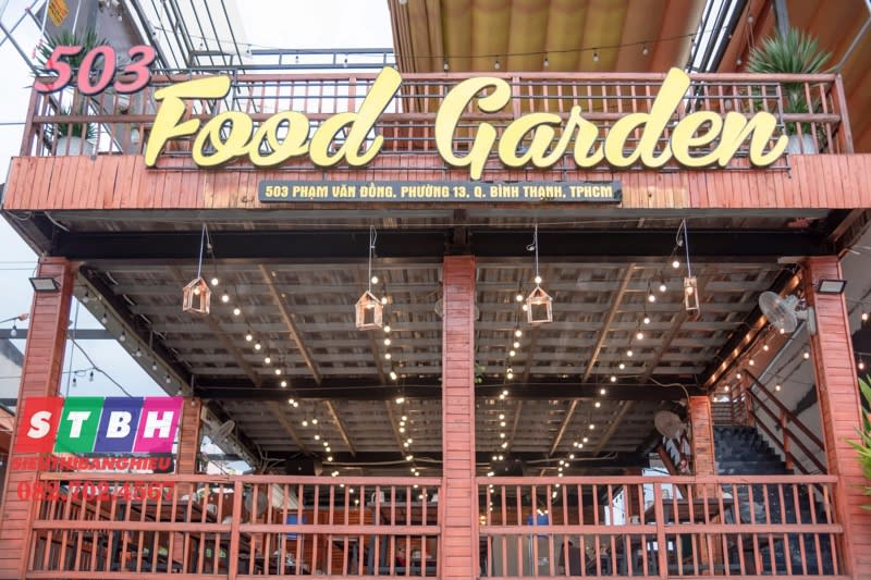 Bảng hiệu Food Garden