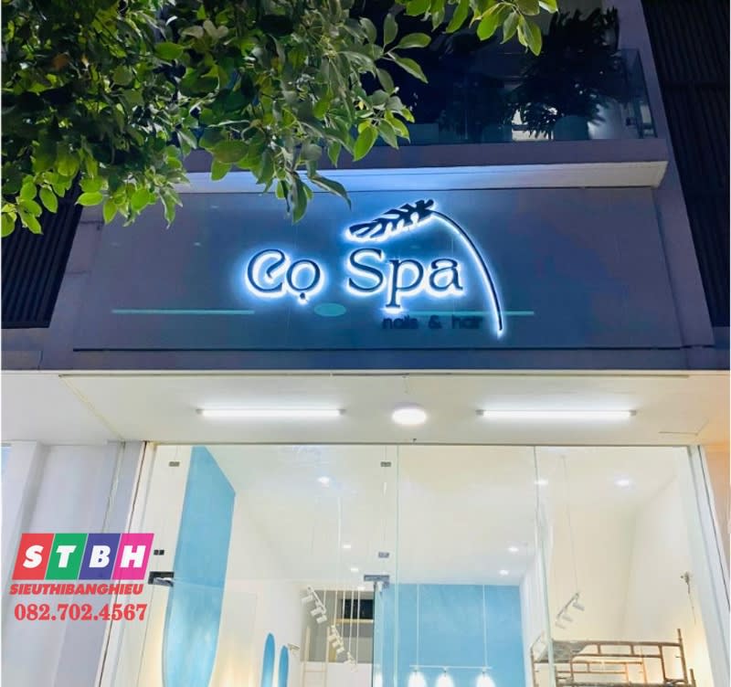 Bảng hiệu nail Cọ