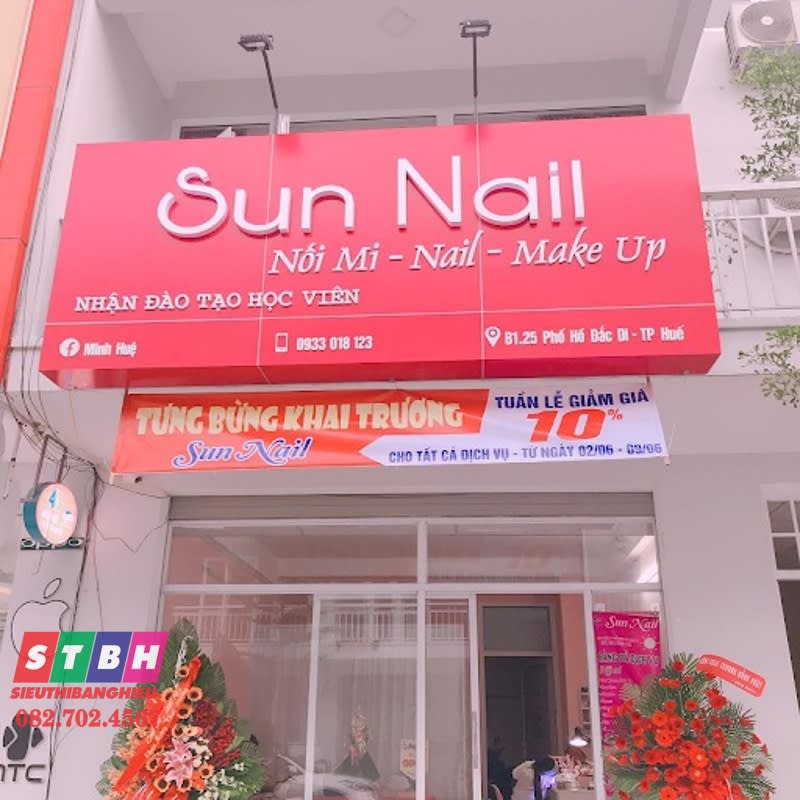 Bảng hiệu Sun Nail