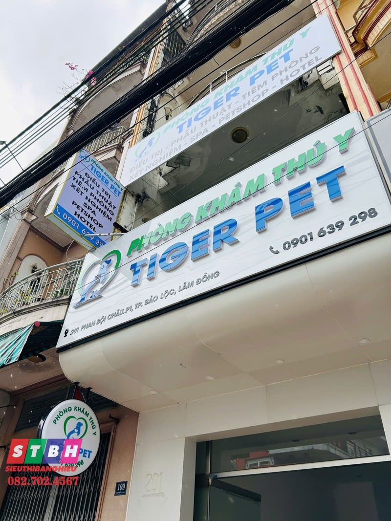 Bảng hiệu phòng khám thú y