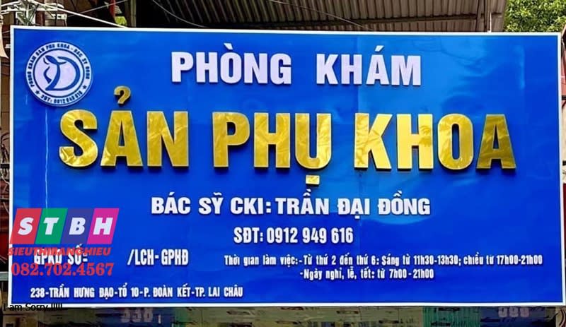 Bảng hiệu sản phụ khoa