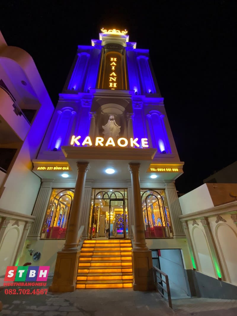 Bảng hiệu karaoke Hải Anh