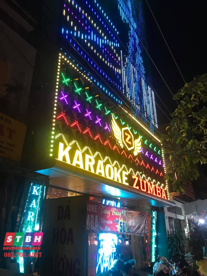 Bảng hiệu karaoke Zumba