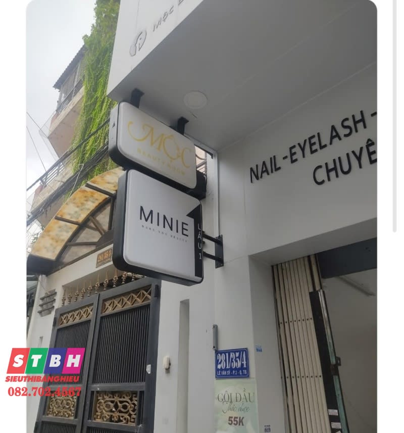 Hộp đèn mica Minie