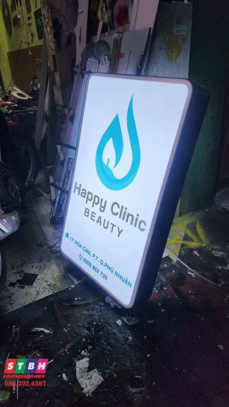 Hộp đèn mica Beauty