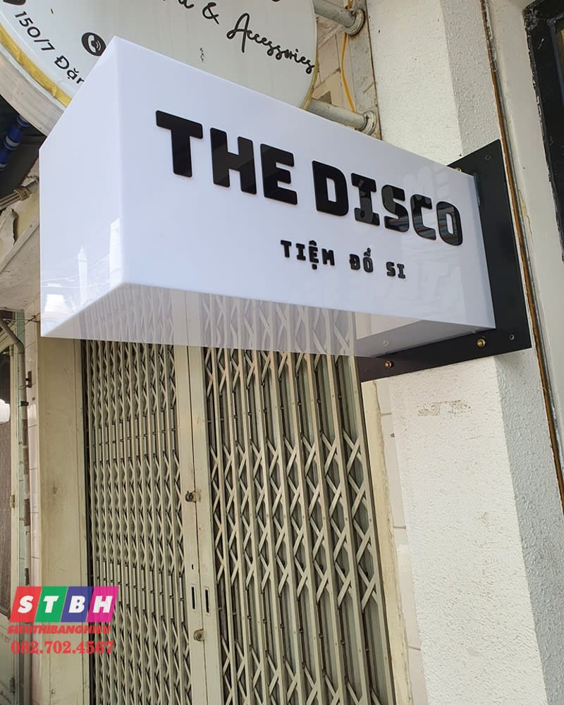 Hộp đèn chữ nhật disco