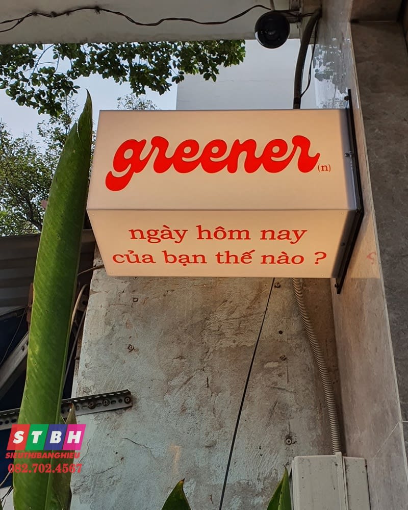 Hộp đèn treo Greener