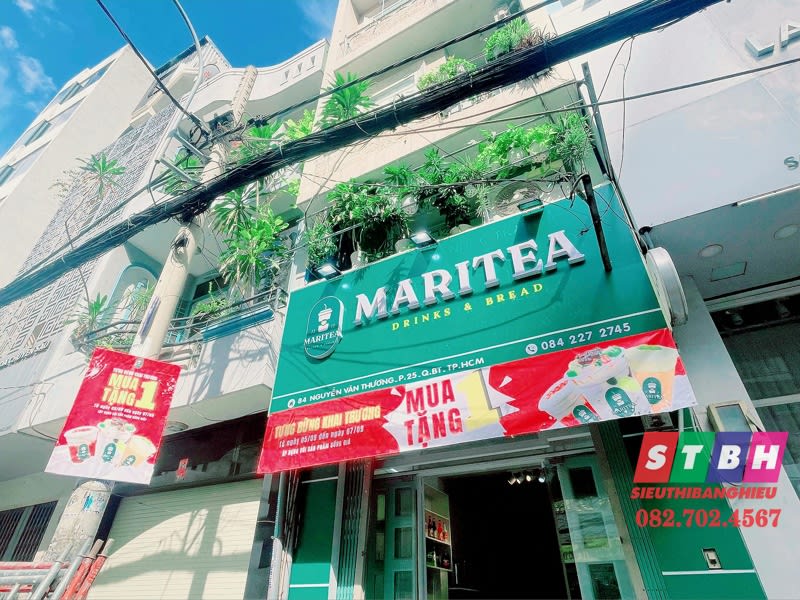 Chử nổi mica Maritea