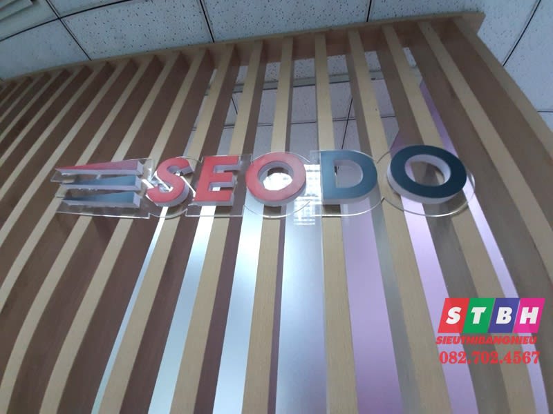 Chử nổi mica Seodo
