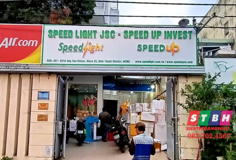 Chử nổi mica Speed