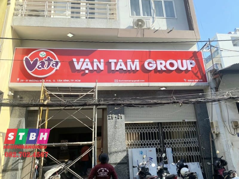 Chữ nổi mica led Vạn Tam Group