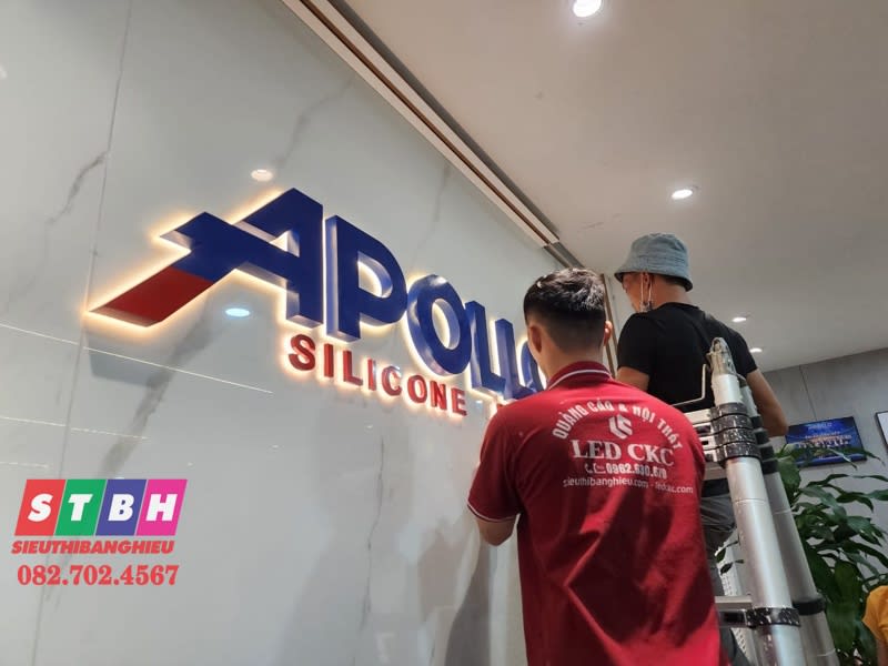 Chử nổi alu led Apollo