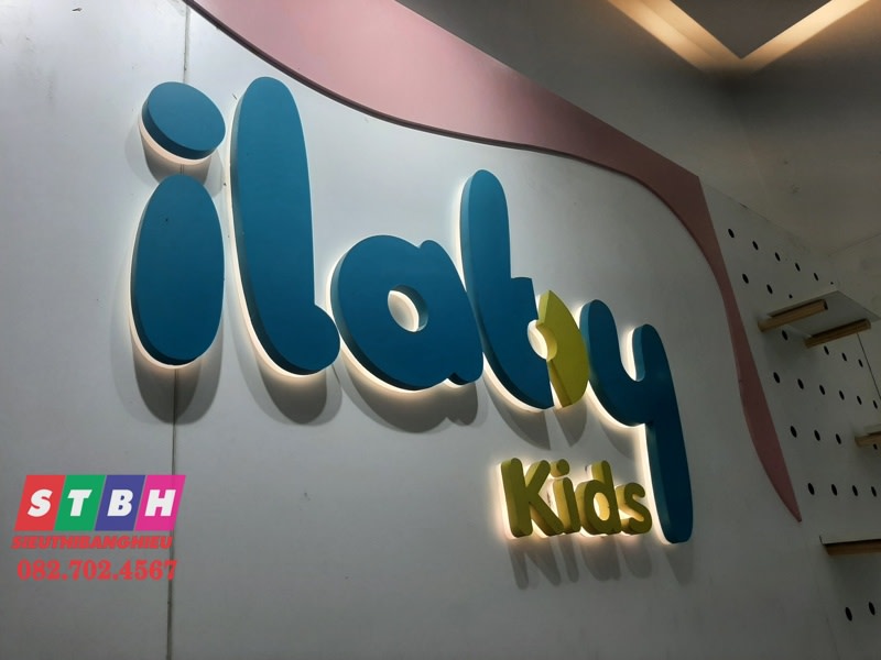 Chử nổi alu led Ilaby