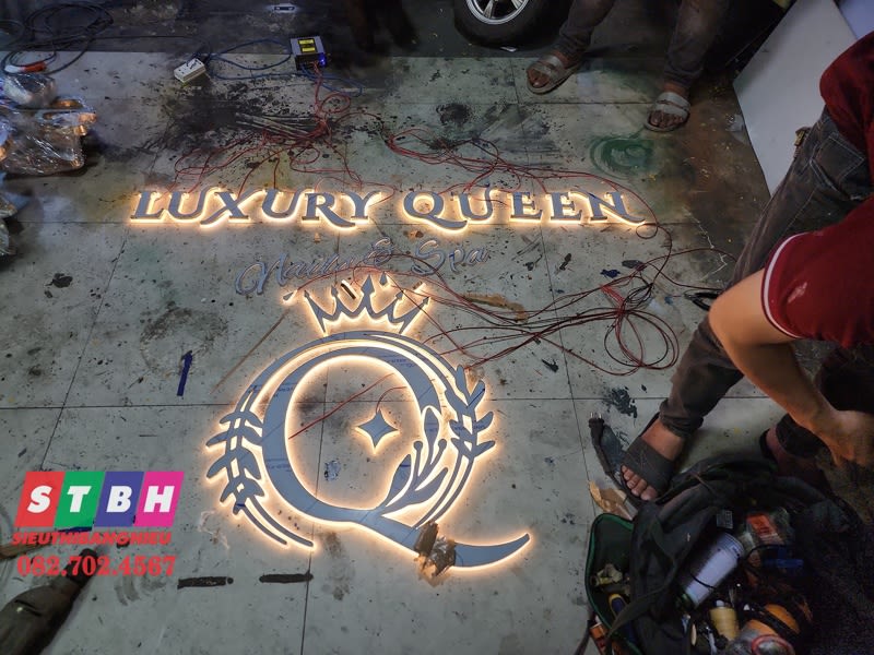 Chữ nỗi alu led Luxury