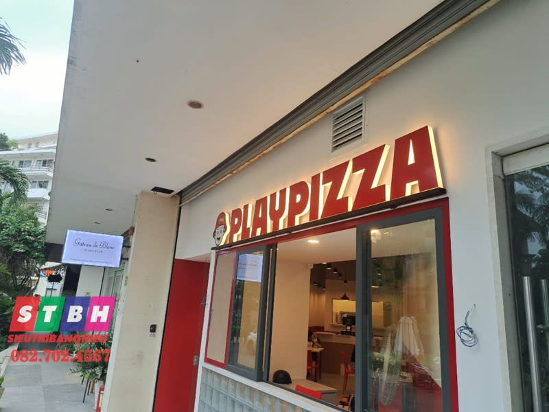 Chữ nỗi Alu Playpizza
