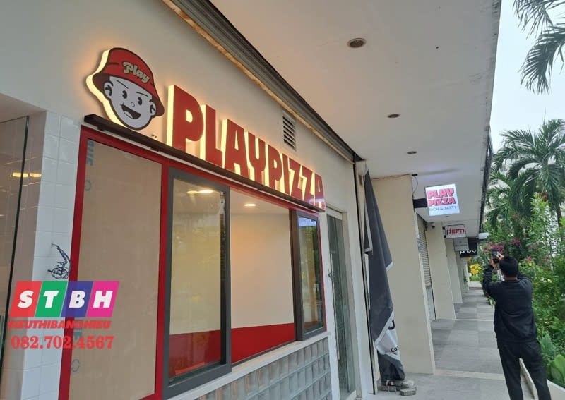 Chữ nỗi Alu Playpizza