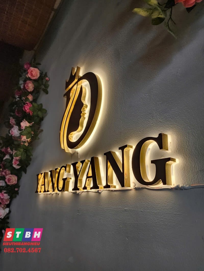 Chử nổi alu Quảng cáo cửa hàng