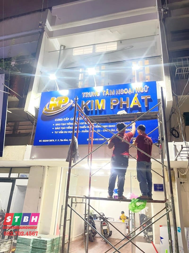 Chữ nỗi alu Kim Phat
