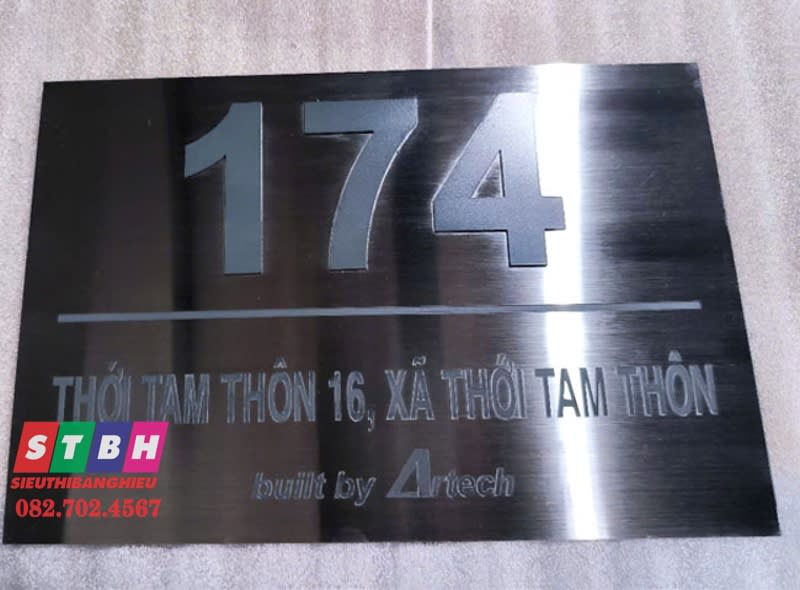 Bảng số nhà Alu 174