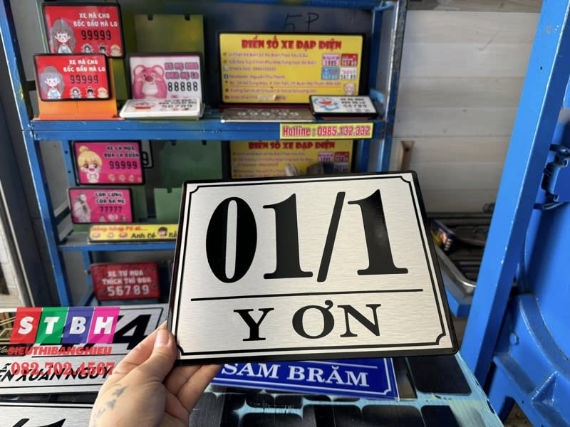 Bảng số nhà Y ƠN