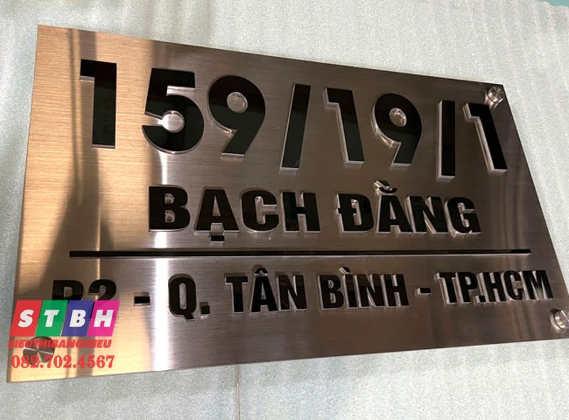 Bảng số nhà alu Bạch Đằng