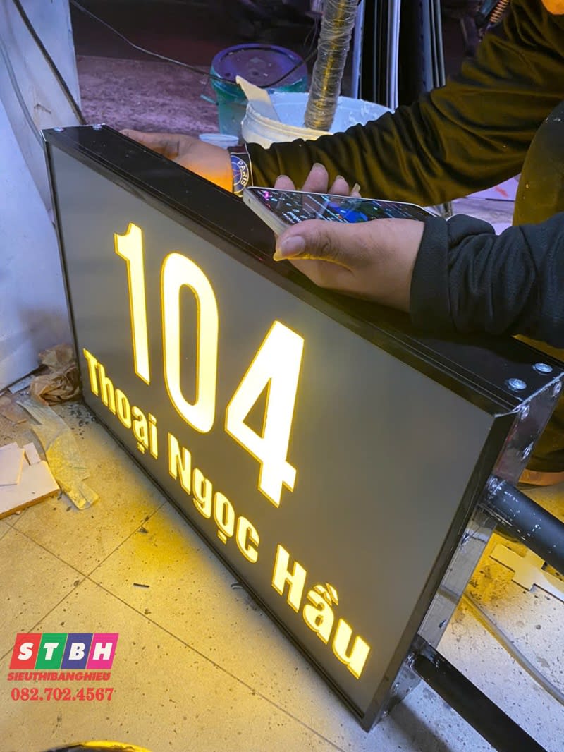 Bảng số nhà led