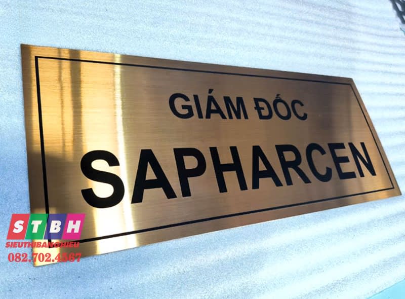 Bảng tên chức danh giám đốc