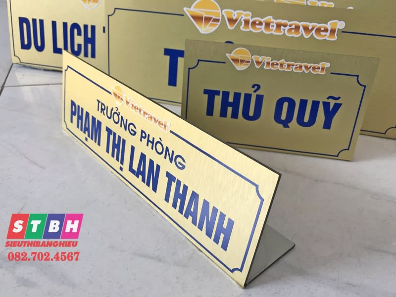 Bảng tên chức danh trưởng phòng