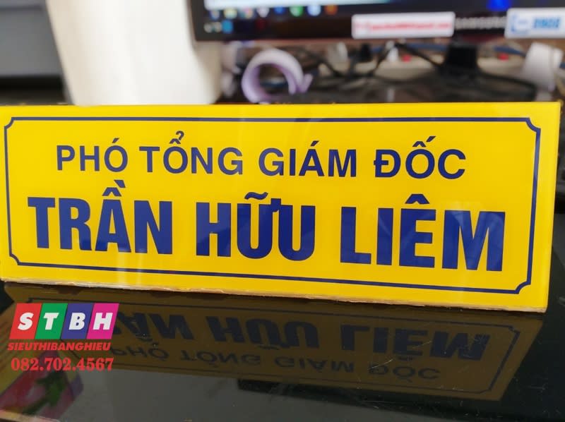 Bảng tên chức danh Phó giám đốc
