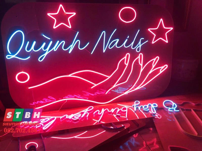Bảng hiệu led nail