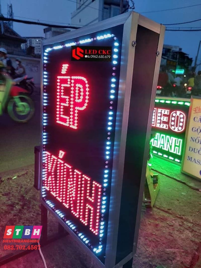 Hộp đèn led ép kinh