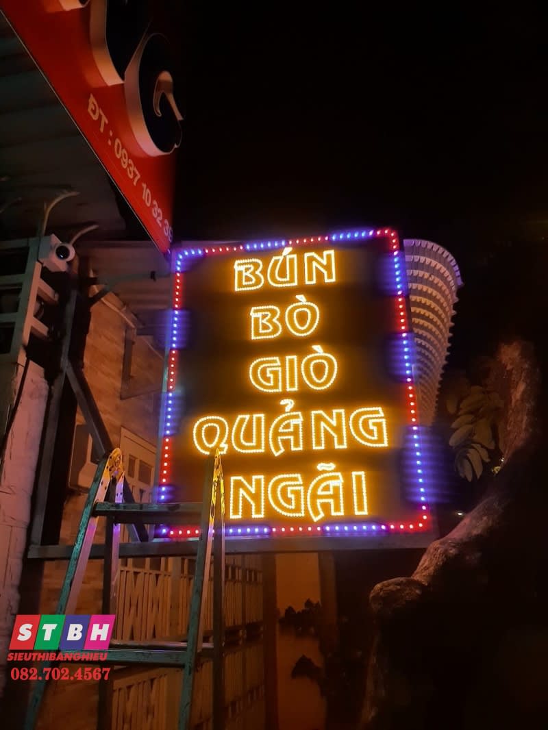 Bảng led Bún Bò