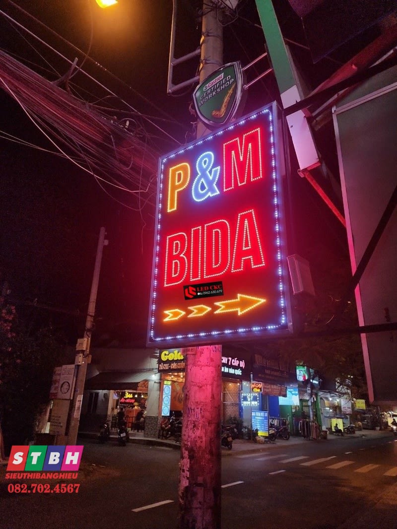 Hộp đèn led Bida