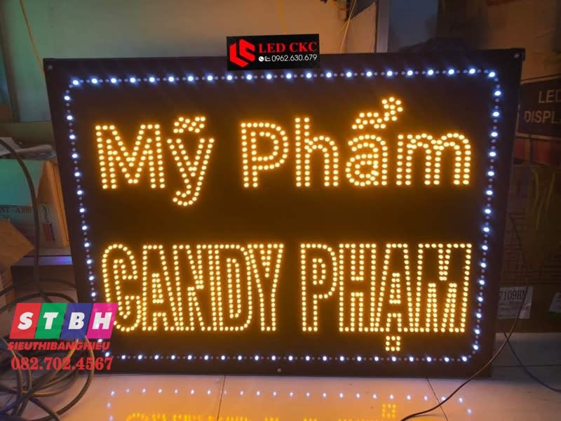 Bảng led mỹ phẩm Candy