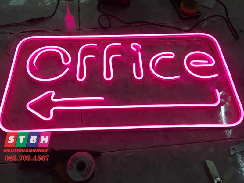 Bảng led neon Office