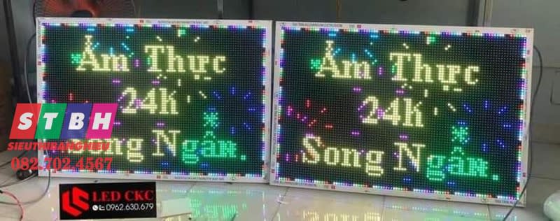 Led chạy chữ ẩm thực