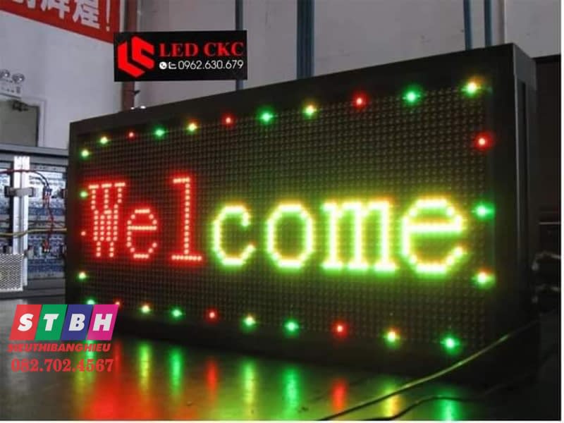 Led chạy chữ welcome
