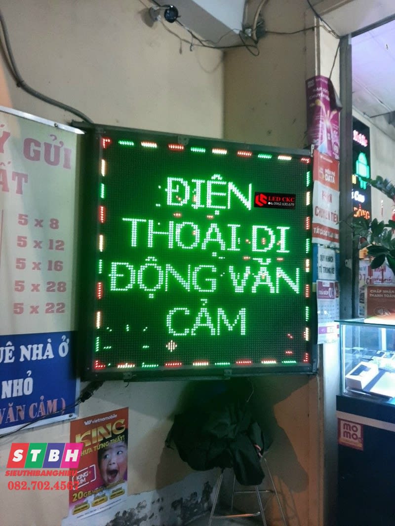 Điện thoại led chạy chữ