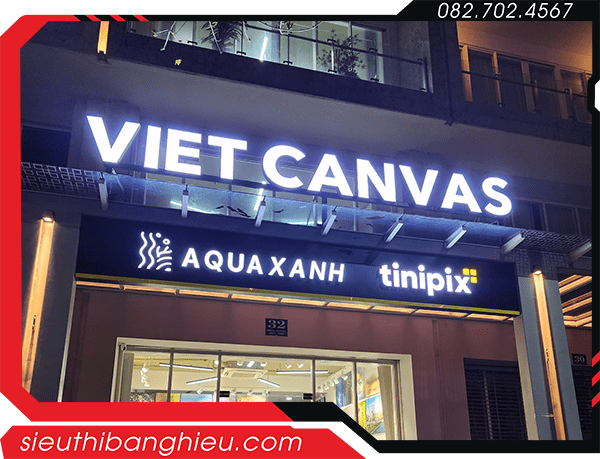 Chữ Nổi Mica Đèn LED