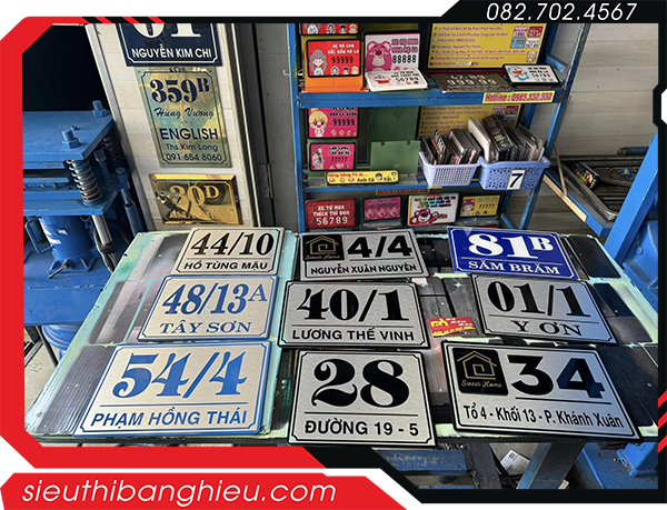 Bảng số nhà Y ƠN