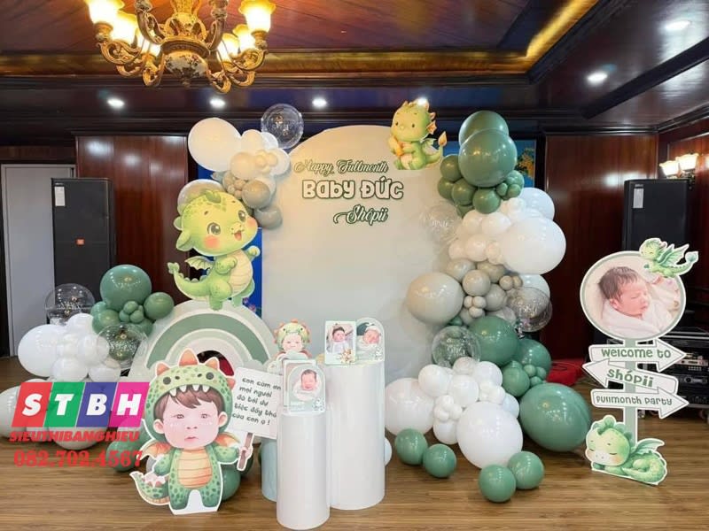 Backdrop sinh nhật Đức