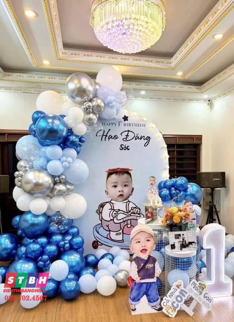 Backdrop sinh nhật Đăng