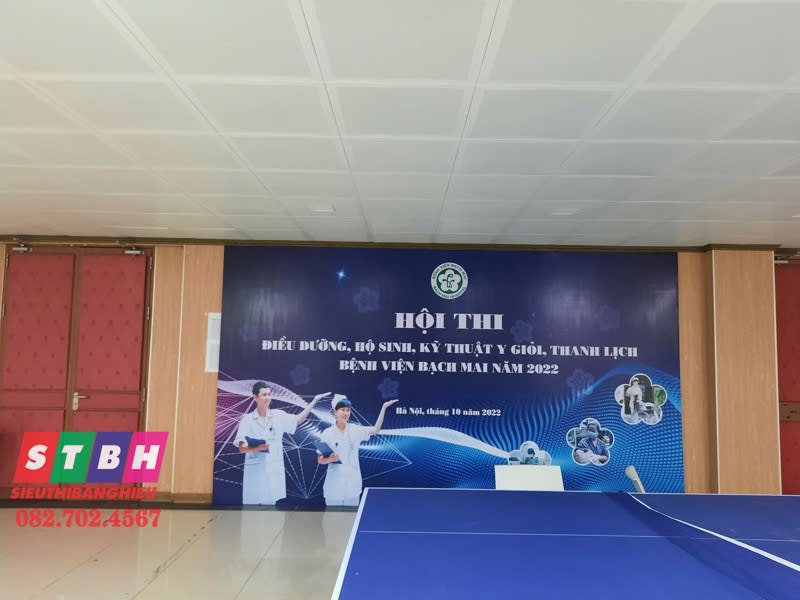 Backdrop hội nghị bệnh viện
