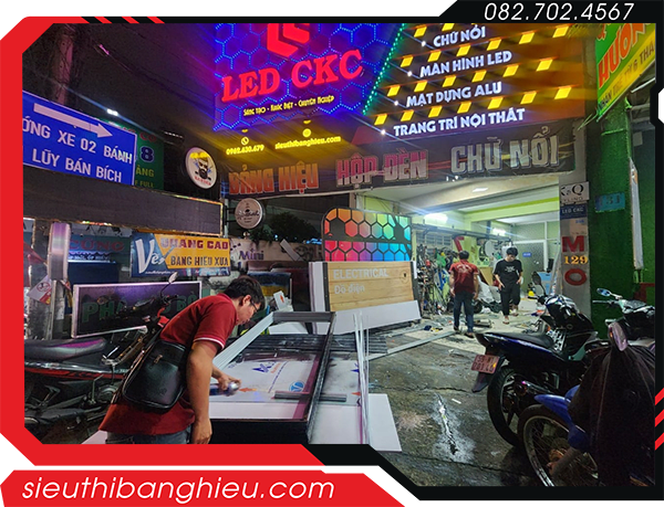 Thiết Kế & Thi Công Bảng Hiệu Quảng Cáo Trọn Gói, Giá Rẻ