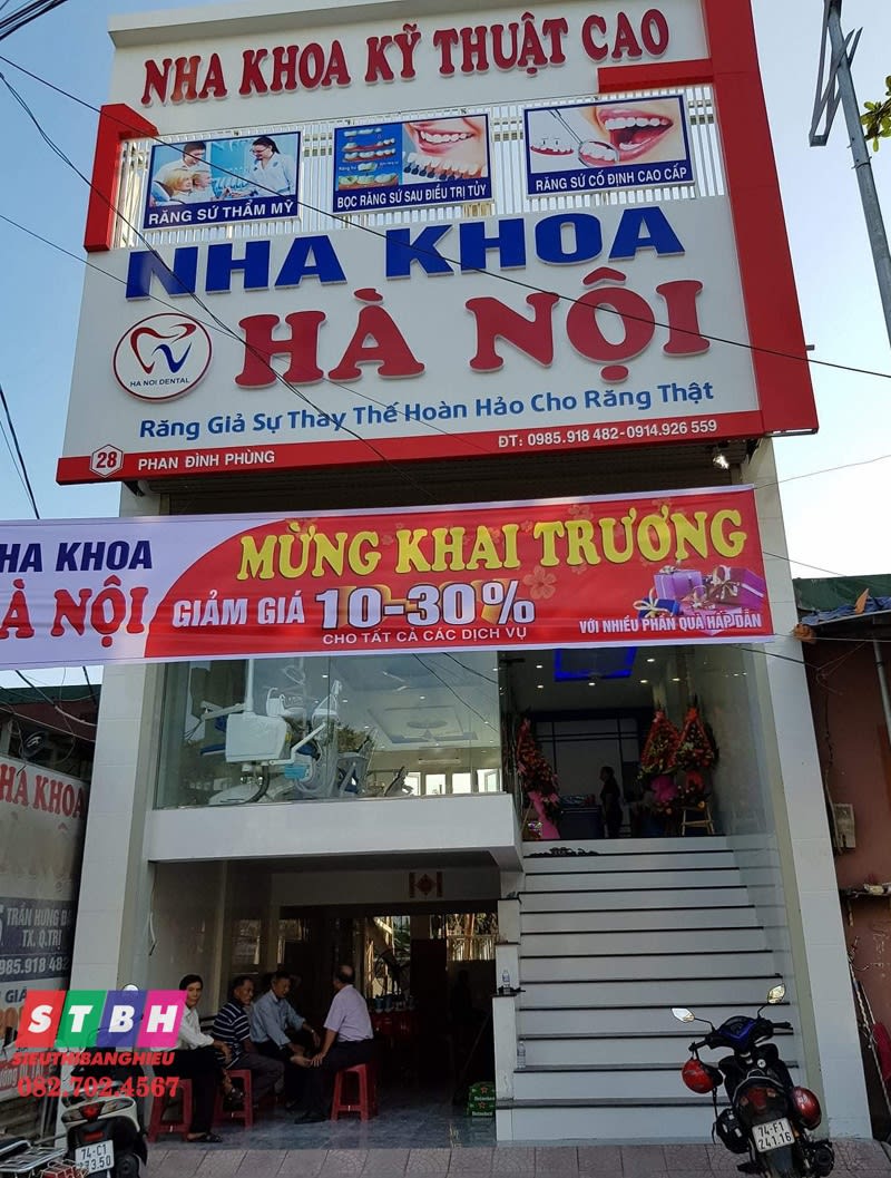Bảng hiệu nha khoa đẹp chuyên nghiệp