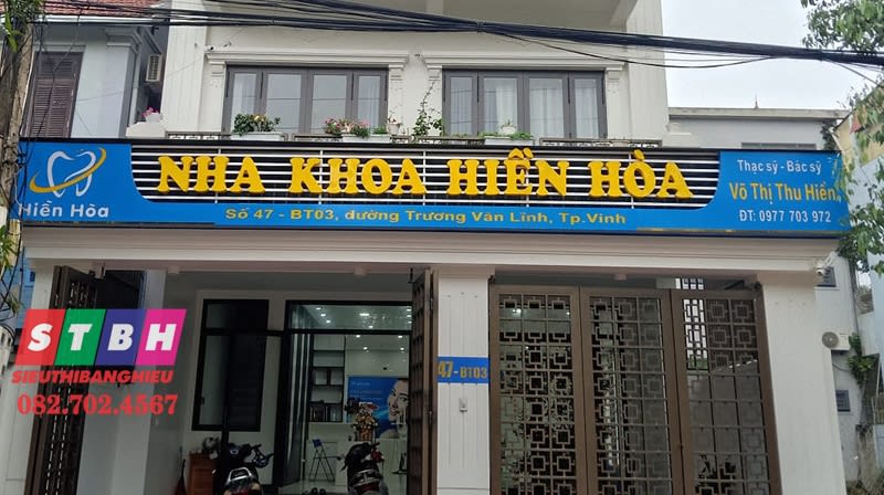 Mẫu bảng hiệu nha khoa hỗ trợ quảng bá hiệu quả